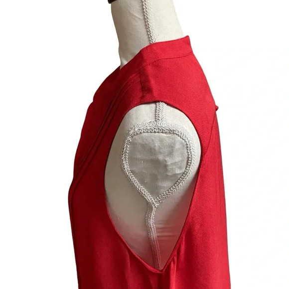 Rag & Bone Silk Two Toned Red Dress Tunic Size 4 - Picture 10 of 16